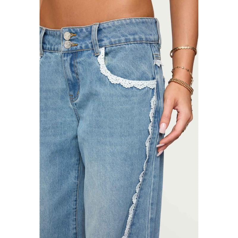 Alisha Lacey Low Rise Jeans