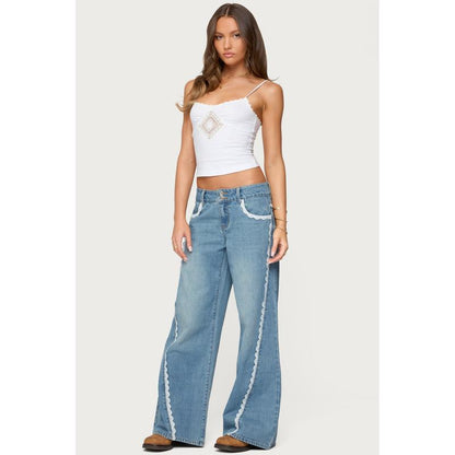 Alisha Lacey Low Rise Jeans
