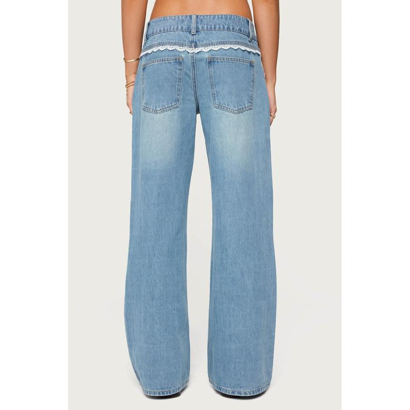 Alisha Lacey Low Rise Jeans