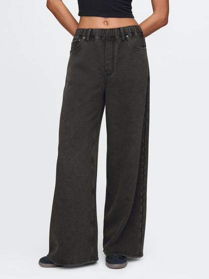 Gap Women'S Heavyweight Baggy Sweatpant Jeans