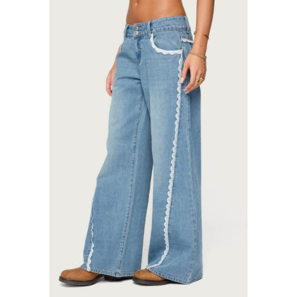 Alisha Lacey Low Rise Jeans